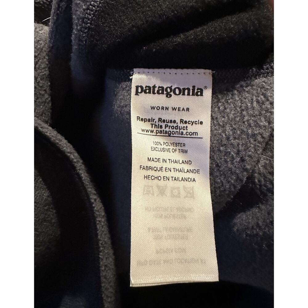 Patagonia Jacket Mens L Gray Better Sweater Quarter Zip Fleece Pullover Outdoor - Picture 7 of 8
